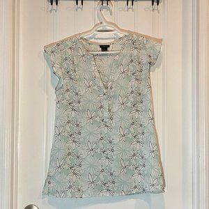 Mint Floral Blouse
